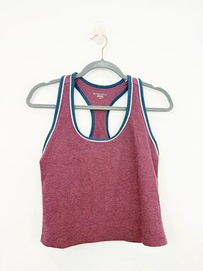 Beyond Yoga Spacedye Ready Tank Top Midnight Burgundy Heather Size Large